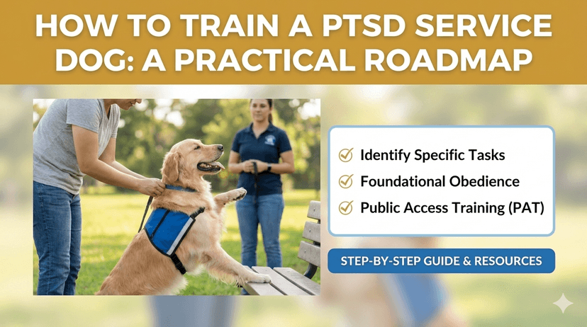 How to Train a PTSD Service Dog: A Practical Roadmap (Owner-Trained vs Program-Trained)