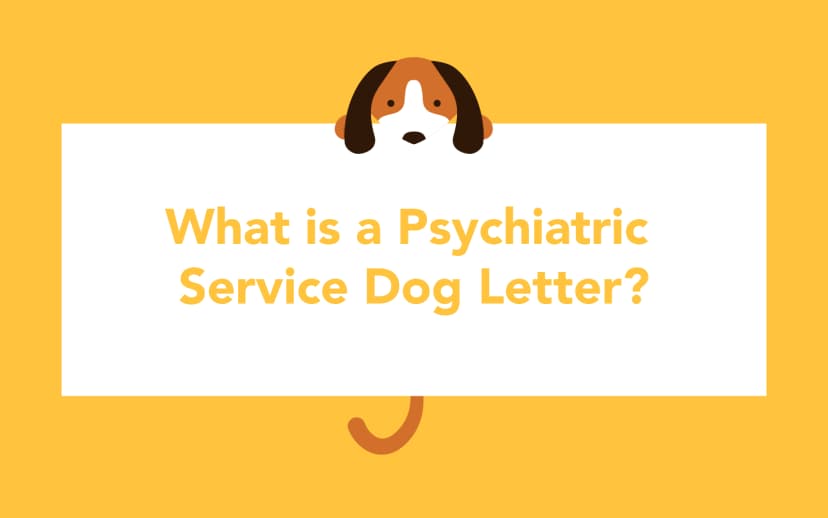 What is a Psychiatric Service Dog Letter