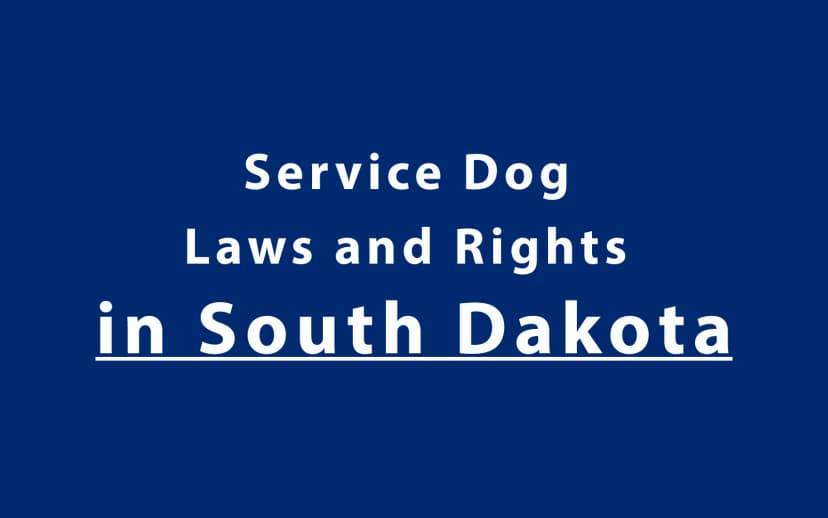 Service Dog Laws and Rights in South Dakota