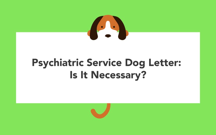 Psychiatric Service Dog Letter: Is It Necessary?